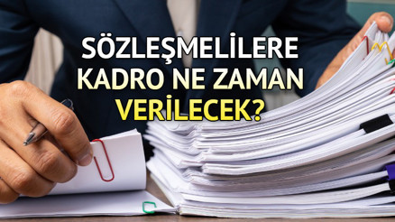 SÖZLEŞMELİ PERSONELE KADRO 2023: Sözleşmeliye kadro Meclise geldi mi, kimleri kapsıyor Bu hafta gündeme geliyor... SÖZLEŞMELİ PERSONELE KADRO 2023: Sözleşmeliye kadro Meclise geldi mi, kimleri kapsıyor Bu hafta gündeme geliyor...
