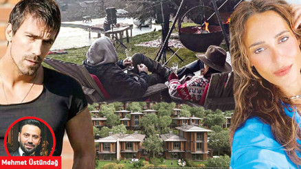 İbrahim Çelikkol ile Natali Yarcanın Riva’da yılbaşı saadeti