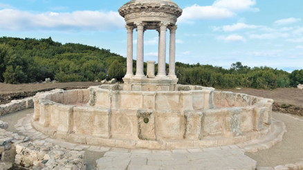 Kibyra’nın çeşmesi tamamlanıyor