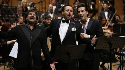 Üç tenor bir sahne