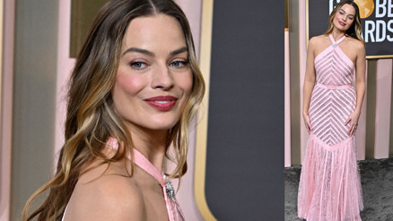 Pembe... Gönlümüz sende Bu tercihiyle gecenin en parlak yıldızı oldu