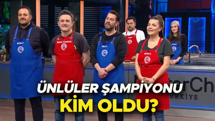 MASTERCHEF ÜNLÜLER ŞAMPİYONU KİM OLDU, kim kazandı Kadir Çöpdemire şeflerden 3 kaşık birden... İşte 14 Ocak MasterChef Ünlüler birincisi