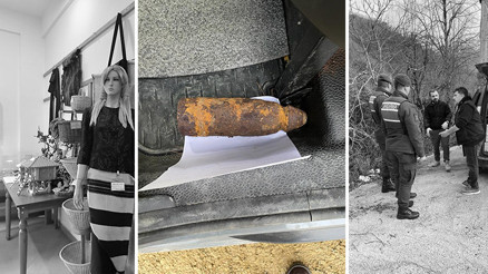 Artvinde müzede sergilenen patlamamış bomba paniğe neden oldu Artvinde müzede sergilenen patlamamış bomba paniğe neden oldu