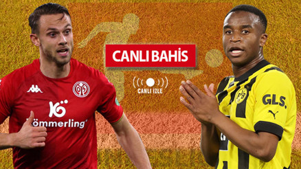 Dortmund orta sahasında büyük eksik, Mainzda kaleci belirsizliği Almanya Bundesliga CANLI YAYINLA Misli.comda...