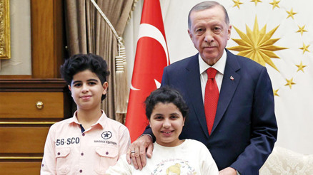 Filistinli iki kardeş Beştepe’de