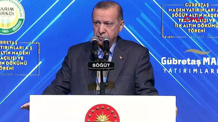 Cumhurbaşkanı Erdoğan: En çok üretim yapan üçüncü maden olacak