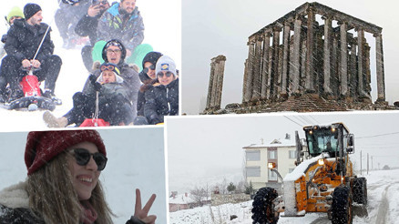 Meteoroloji kar uyarısında bulunmuştu Birçok şehir kar yağışı ile beyaza büründü