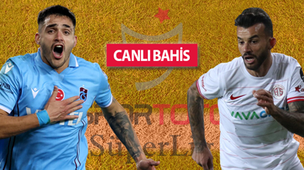 Trabzonsporda 4 sakat, Antalyasporda 9 numara belirsizliği Muhtemel 11ler, iddaa oranları...