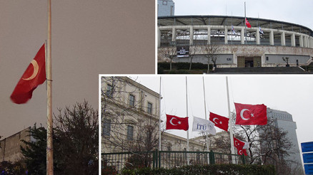 Yüzyılın felaketi... Milli yas nedeniyle bayraklar yarıya indirildi