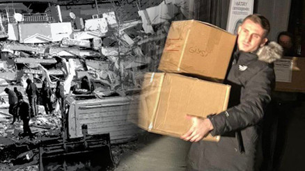 Kerem Aktürkoğlu, depremzedelere yardım için Hatayda...