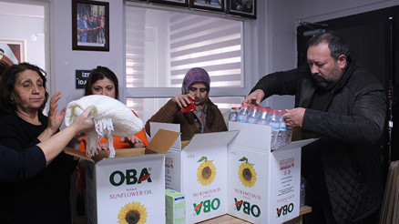Ayda bebeğin babasından depremzedelere yardım