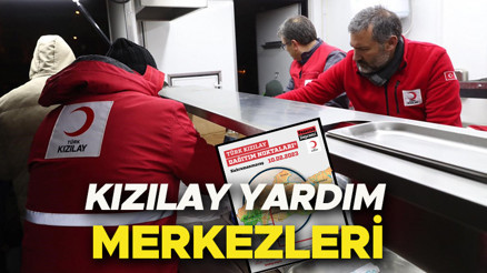 KIZILAY DEPREM YARDIMI ADRESLERİ: Adana, Gaziantep, Hatay, Kahramanmaraş, Şanlıurfa, Malatya deprem yardımı dağıtım merkezleri nerelerde
