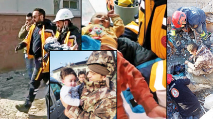 Mucize kurtuluşlar... Umudun bebekleri