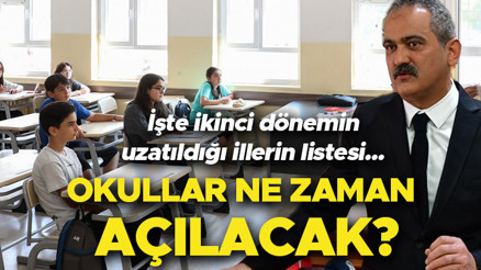 MEB SON DAKİKA OKULLAR NE ZAMAN AÇILACAK 2023 Okulların açılışı ertelenecek mi, okullar mart ayında mı açılacak  (20 Şubatta okulların açılacağı iller)