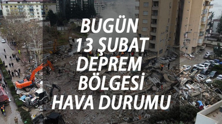 Deprem bölgesi hava durumu 13 Şubat 2023 | Meteoroloji deprem bölgesinde hava nasıl olacak Yağmur ve kar var mı İşte, il il hava durumu raporu