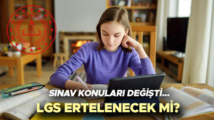 LGS ERTELENECEK Mİ, NE ZAMAN | 2023 LGS sınavı konuları neler Milli Eğitim Bakanı Özerden Liselere Giriş Sınavı açıklaması