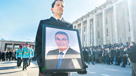 Baykal’ı devletin zirvesi uğurladı
