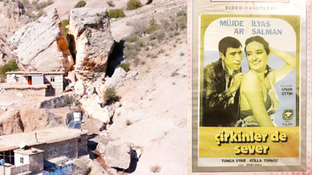 O filmdeki dev kaya ikiye bölündü