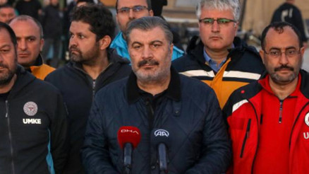 Bakan Koca: Bölgede herhangi bir salgın hastalık tespit edilmemiştir