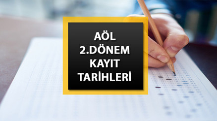 AÖL 2. dönem sınavları ne zaman yapılacak Açık Lise kayıtları ne zaman, uzatıldı mı 2023 MEB AÖL ilk kayıt ile kayıt yenileme işlemi ve tarihi...