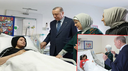 Cumhurbaşkanı Erdoğan, enkazdan 248 saat sonra kurtarılan Aleyna Ölmezi ziyaret etti