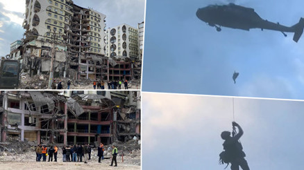 Diyarbakırda ağır hasarlı Galeria Sitesinde yıkım durduruldu... Helikopterle kedi kurtarma operasyonu