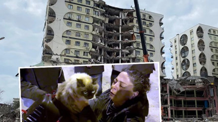 Diyarbakır Galeria Sitesi’nde 17 gündür enkazda olan kedi kurtarıldı