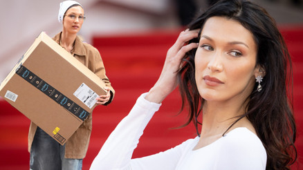 Bella Hadid, depremzedeler için yardım taşıdı