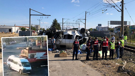 Tekirdağda 7 kişinin öldüğü hemzemin geçit kazasında şoföre 152 yıl hapis