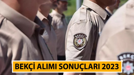 1. Dönem bekçi alımı başvuru sonuçları sorgulama ekranı Bekçi alımı 2023 ne zaman açıklanacak, sonuçlar belli oldu mu