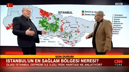 Prof. Dr. Şükrü Ersoy canlı yayında açıkladı İşte İstanbulun ilçe ilçe risk haritası Prof. Dr. Şükrü Ersoy canlı yayında açıkladı İşte İstanbulun ilçe ilçe risk haritası