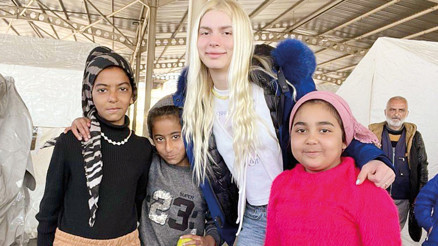 Aleyna Tilki yeniden Hatay’a gitti