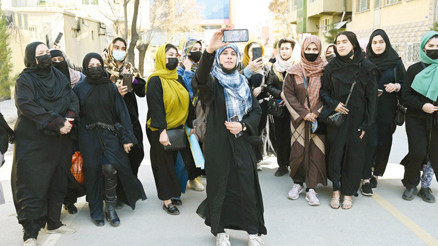 Kadın hakları için yürüdüler