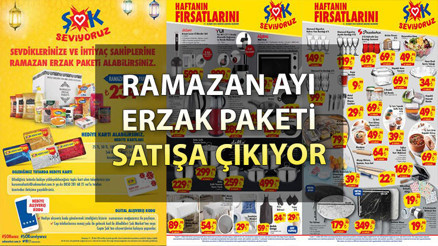 ŞOK Ramazan ayı erzak paketi satışa çıkıyor | ŞOK 11-28 Mart 2023 Aktüel Ürünler Kataloğu ŞOK Ramazan ayı erzak paketi satışa çıkıyor | ŞOK 11-28 Mart 2023 Aktüel Ürünler Kataloğu