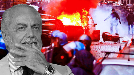 Maç öncesi İtalya sokakları karışmıştı, Napolinin başkanından çağrı: İngiliz yasaları uygulanmalı
