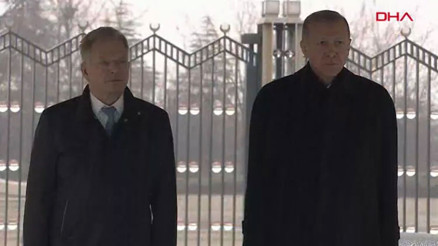 Finlandiya Cumhurbaşkanı Niinistö Ankarada