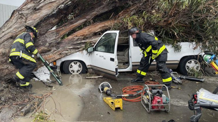 California’da sel ve fırtına: 2 ölü