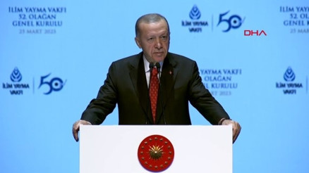 Cumhurbaşkanı Erdoğan, İlim Yayma Vakfı 52. Genel Kurulunda açıklamalarda bulundu