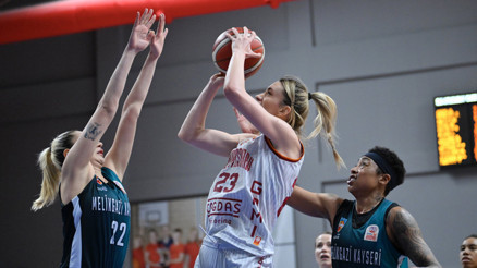 Galatasaray Çağdaş Faktoring deplasmanda galip