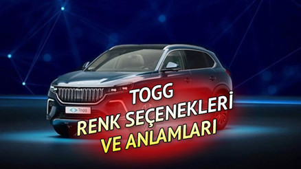 TOGG renkleri neler, hangi renklerde satılacak İşte TOGG T10X Kula, Kapadokya, Anadolu, Gemlik, Pamukkale ve Oltu renklerinin anlamı...
