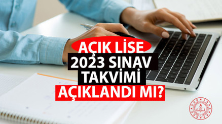 AÇIK LİSE SINAVLARI ONLİNE MI MEB AÖL 2. dönem sınavları ne zaman yapılacak 2023 Sınav uygulama takvimi açıklandı mı