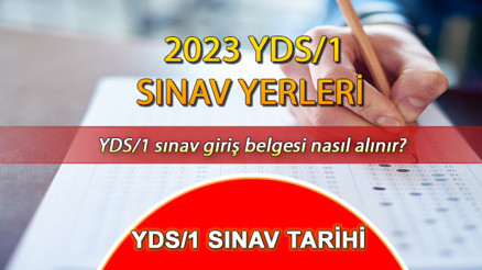 YDS sınav yerleri erişime açıldı ÖSYM 2023-YDS/1 sınav giriş belgesi nasıl, nereden alınır 2023 YDS/1 sınav tarihi