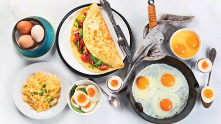 Sahur için çeşit çeşit yumurta