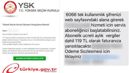 Dolandırıcılardan yeni yöntem Seçmen kaydınızı sorgulayın tuzağı