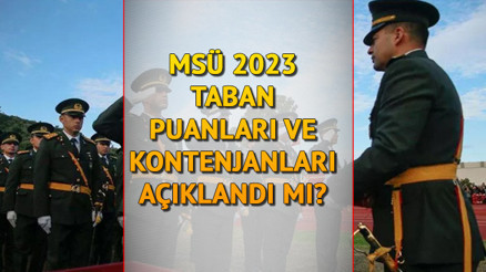 MSÜ TABAN PUANLARI 2023 | (Güncel liste): Milli Savunma Üniversitesi Kara, Hava, Deniz Harp Okulu, Astsubay MYO (Kadın-erkek) taban puanı kaç, kontenjanlar belli oldu mu