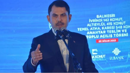 Bakan Kurum, Balıkesirde anahtar teslim ve toplu açılış töreninde açıklamalarda bulundu Bakan Kurum, Balıkesirde anahtar teslim ve toplu açılış töreninde açıklamalarda bulundu