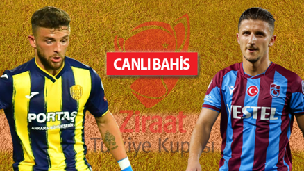 Trabzonsporda 4 eksik Ankaragücünün muhtemel 11inde kimler var Ziraat Türkiye Kupası iddaa oranları...