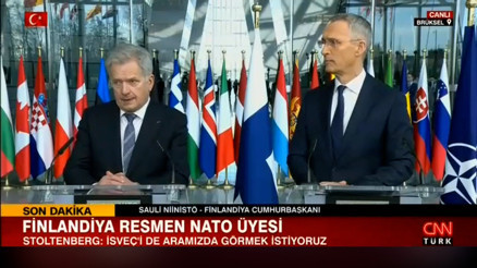 Finlandiya resmen NATO üyesi oldu