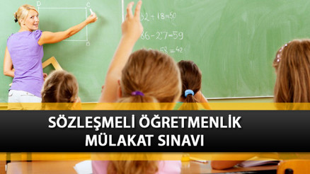 Sözleşmeli öğretmenlik sözlü mülakatları başladı mı, ne zaman yapılacak MEB sözleşmeli öğretmenlik atamalar hangi tarihte olacak İşte e-Devlet sözlü sınav mülakat yeri sorgulama ekranı...