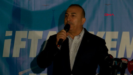 Bakan Çavuşoğlu, Antalyada iftar programında açıklamalarda bulundu